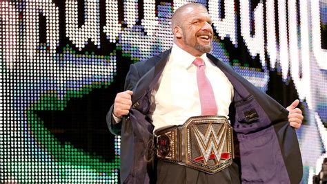 h triple h|Wrestling world honors Triple H as the WWE legend announces .